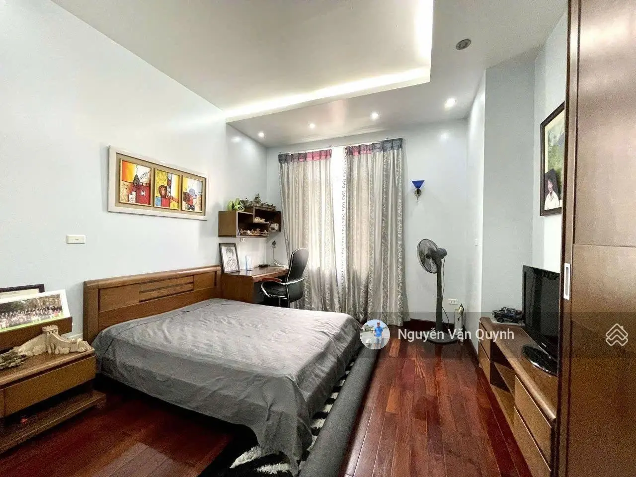 Chính chủ bán biệt thự Cầu Giấy 95m2 xây 4 tầng mt 8m full đồ, thang máy, gara ôtô 32 tỷ, sổ sẵn gd