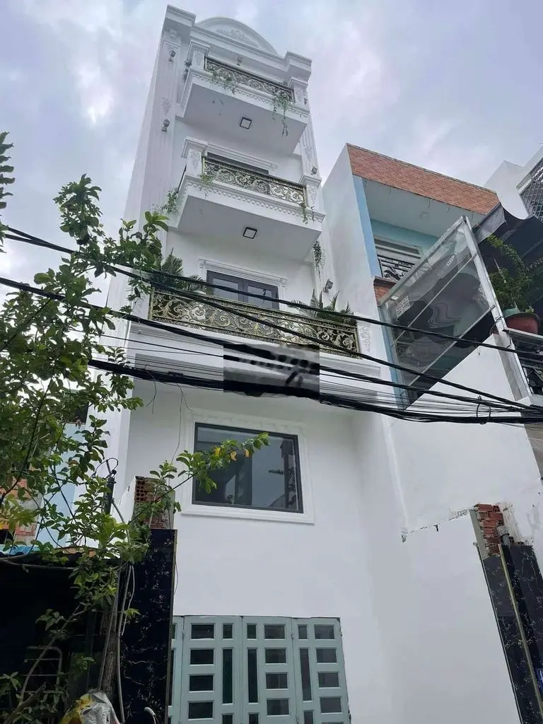 Nhà Phố Vip 4mx16m. Đúc 4 Lầu. Đường 6m Thông Trần Thị Năm, Quận 12