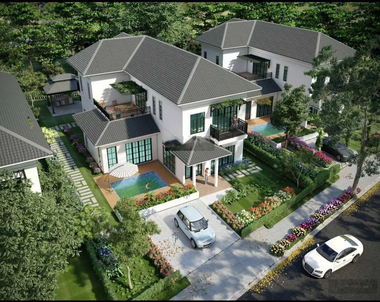 Cần bán gấp căn biệt thự vị trí đẹp khu trung tâm nhất khu C Xanh Villas. DT 258m2. Giá 13 tỷ