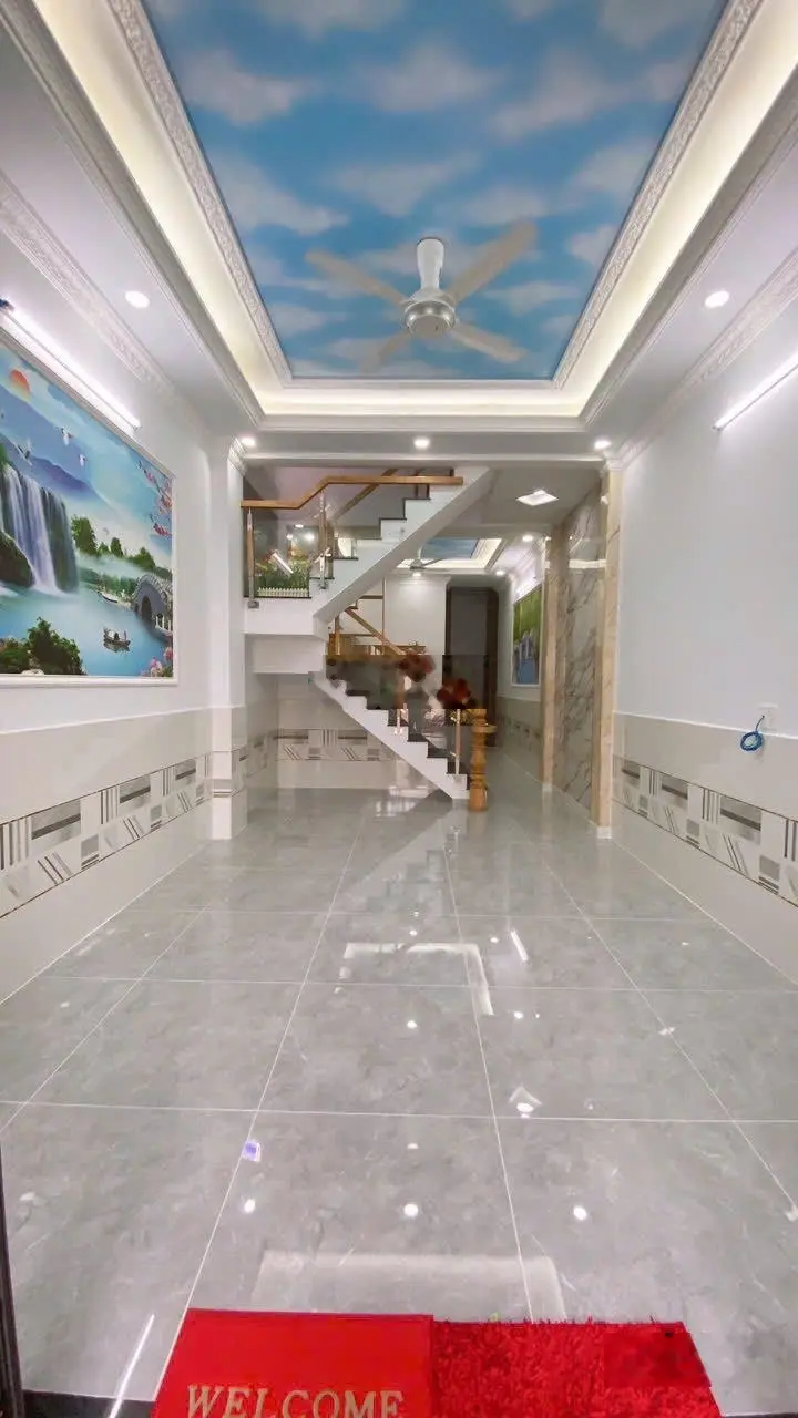 Bán nhà mới 100% 4x16m, 3 lầu, 4tỷ450tr, Tân Thới Hiệp 21, Q12