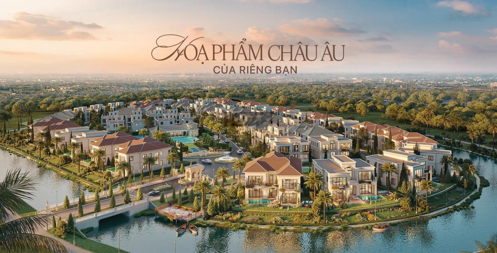 Biệt thự 300m2 phong cách Châu Âu trong đại đô thị Waterpoint 355ha giá chỉ ngang với căn hộ Quận 2