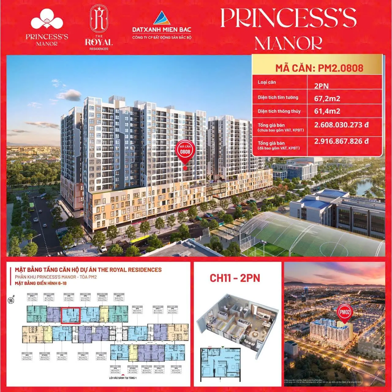 Rinh ngay VF3 khi mua căn 2PN ngoại giao độc quyền tầng 8 tại chung cư cao cấp Vinhomes Thanh Hoá