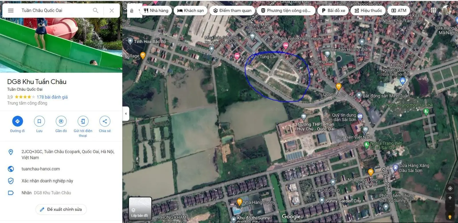 Bán lô góc 3 mặt thoáng khu đấu giá DG08 Tuần Châu giá tốt cho các nhà đầu tư lô góc đẹp nhất dự án