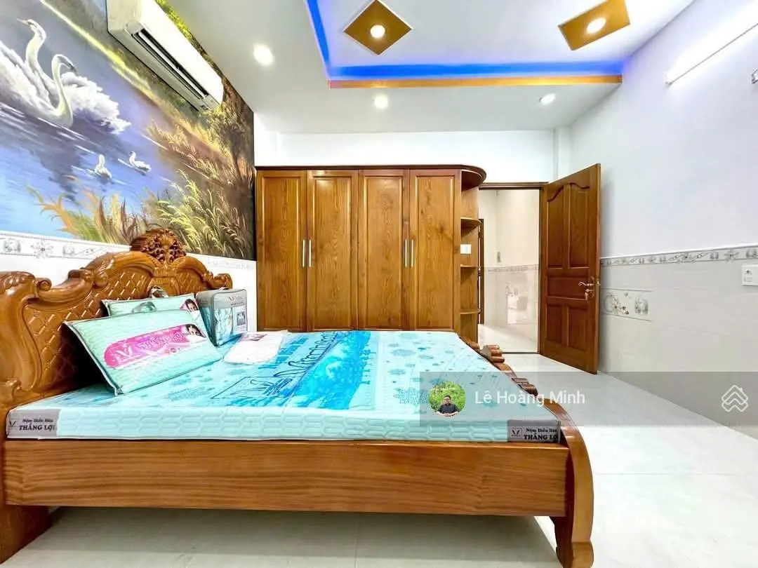 Nhà phố 4m x 15m. Đúc 2 lầu hẻm 5m thông đường Lâm Thị Hố