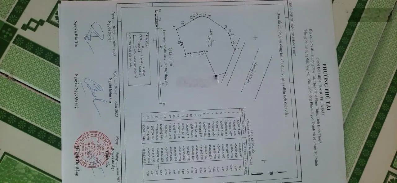 Cần bán 2312,73m2 mtkd Đại Lộ Lê Duẩn - TP Phan Thiết giá rẻ đầu tư
