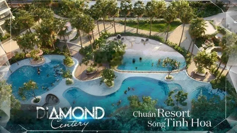 Bán căn hộ trệt 3PN3WC - Giá 8 tỷ (full 102%) Diamond Centery Celadon City, view Rừng nguyên sinh