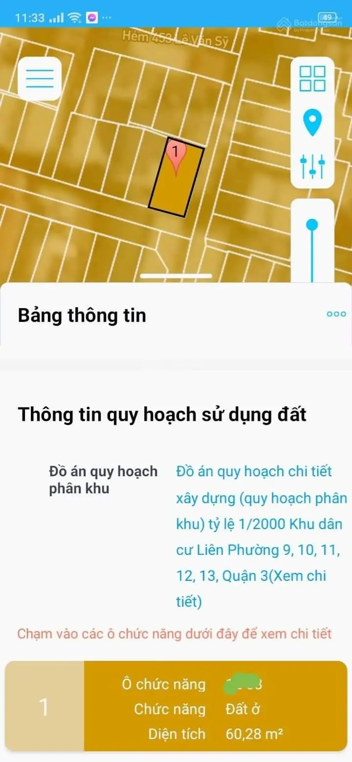 Chủ cần bán gấp lô góc hẻm tải 10m lê văn sỹ. hơn 60m2 ngang hơn 6m khu xây dựng cao tầng, dân trí