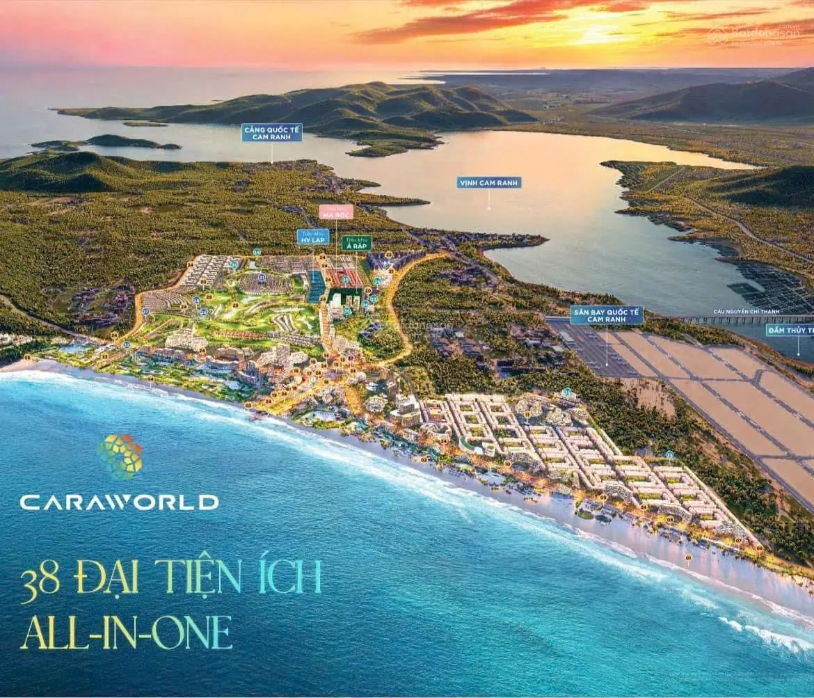 Giỏ hàng đợt 1 Caraworld Cam Ranh chỉ 6,35 tỷ, Bàn giao full nội thất cao cấp - Sở hữu lâu dài