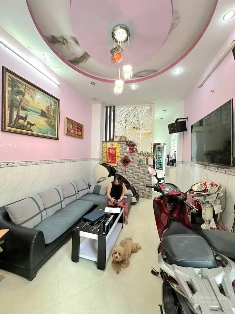 Nhà đẹp 3 lầu xe hơi đậu 4*20.5m - 80m2 tại Huỳnh Tấn Phát Q7 - 5 phút di chuyển sang PMH
