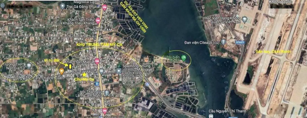 Duy nhất 1 lô cách chợ Mĩ Ca 200m, đường ô tô, có thổ, giá tốt, tiềm năng đầu tư gần dự án KĐT CR