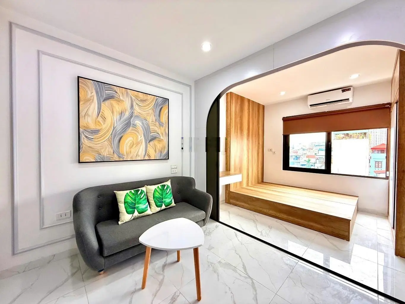 Toà CCMN mới tinh Đại Từ - Linh Đàm: 100m2 - 8 tầng - MT 6,6m - ô tô chỉ 21 tỷ