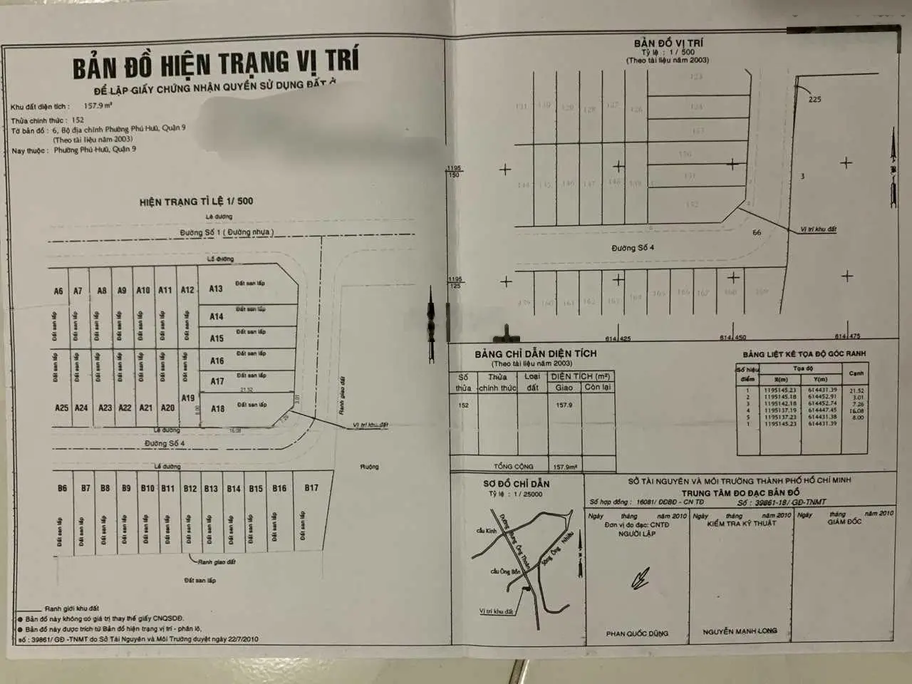 Đất 2 MT ngay Liên Phường Q9. Liền kề DA Classia Khang Điền và Global City - 9,5 tỷ - 157,9 m2