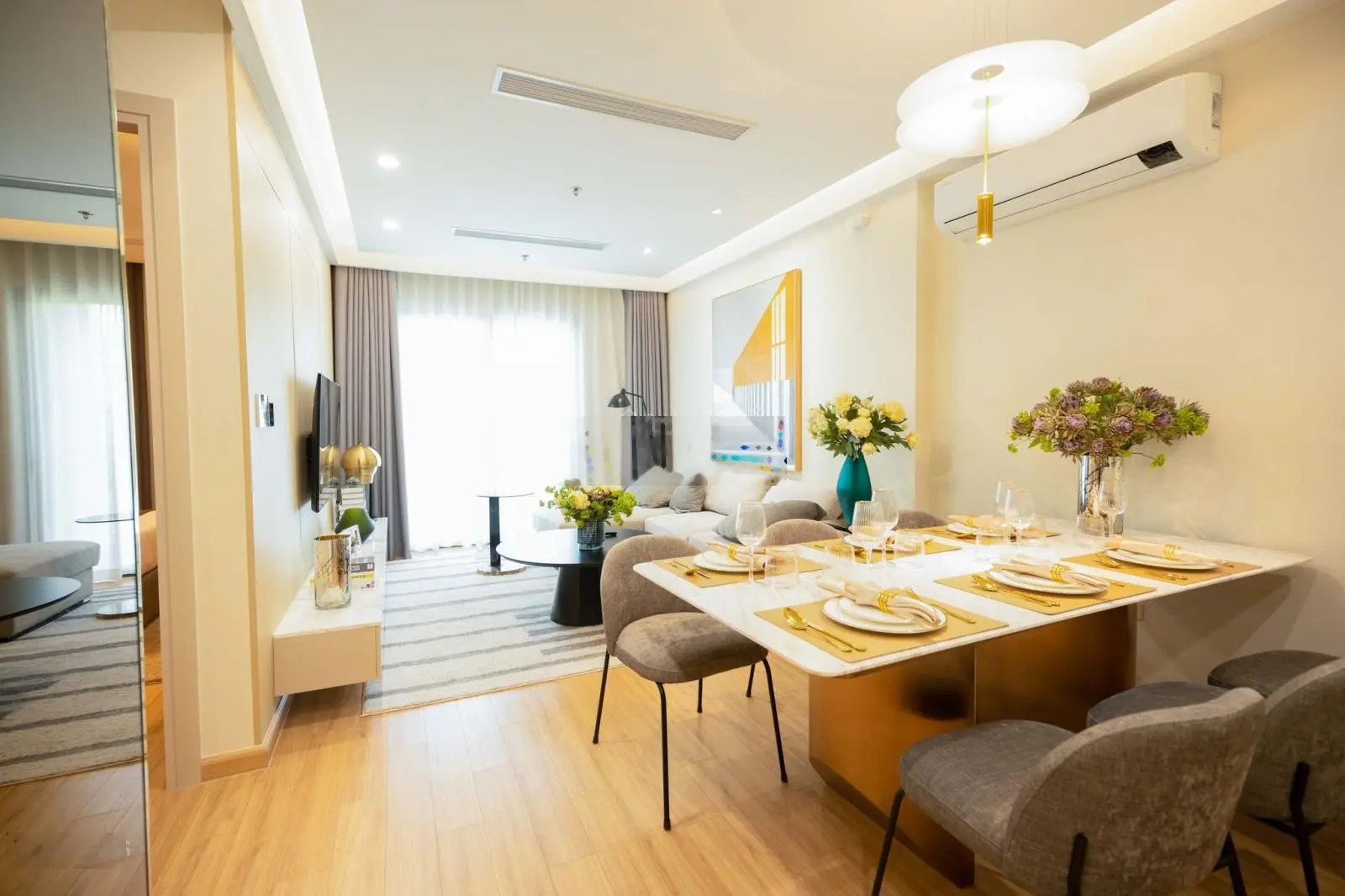 Căn 2PN giá rẻ nhất tòa. DT 67m2 thông thủy nhận nhà ở ngay. HĐMB full NT cao cấp, HTLS 18 tháng 0%