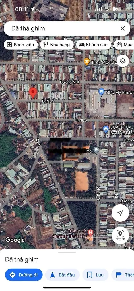 Bán đất thổ cư gần chợ giá 1,67 tỷ, diện tích 150 m2, tại Bến Cát, Bình Dương
