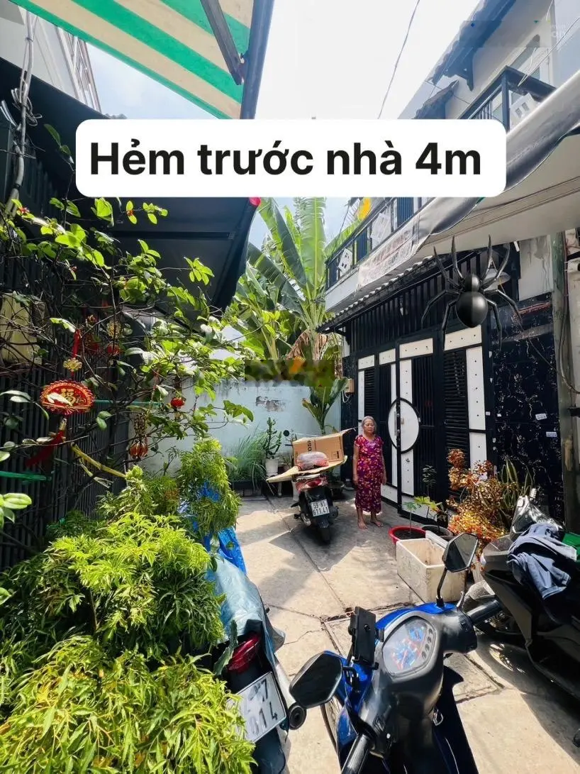 Nhà 2 mặt tiền hẻm xe hơi lê văn quới ( 76m2 2 tầng)