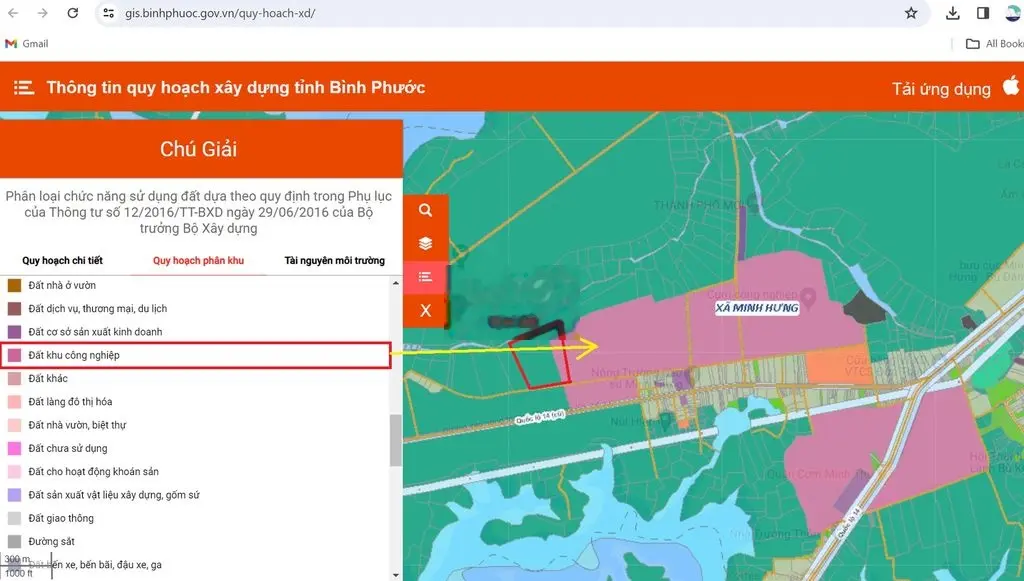 Bán đất kế KCN Minh Hưng2, Bù Đăng, 5 tỷ/ hecta (TL), HH 3% kết nối