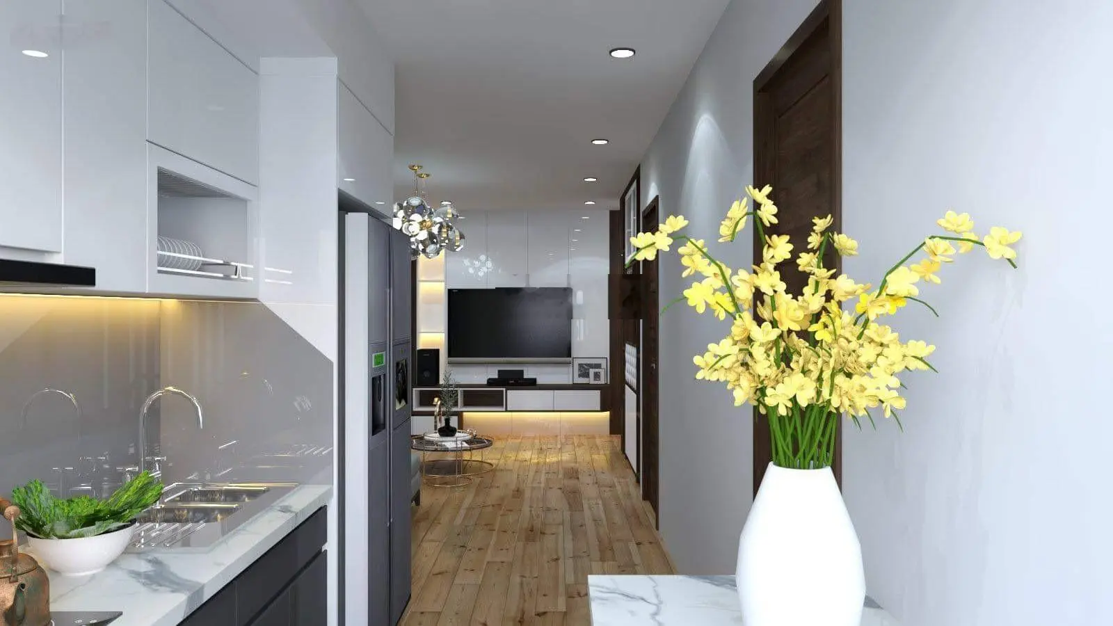 Căn 3 ngủ diện tích 76m2. Toà CC Osaka. Phường Hoàng Liệt. Q. Hoàng Mai