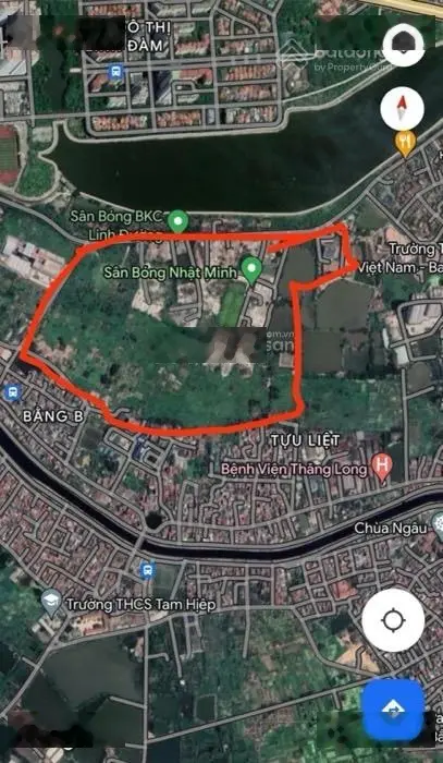 Đất dự án 10triệu/m2 ngay KĐT Tây Nam Linh Đàm 300.000m2 đất mặt tiền 5000m2, chỉ 3000 tỷ