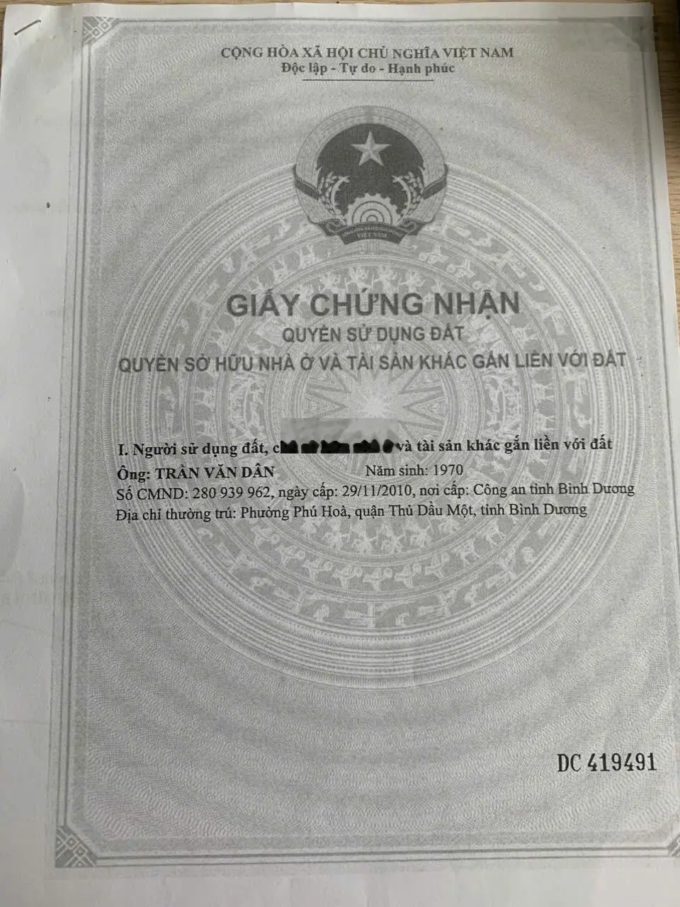 Công ty đấu giá hợp danh số 1 Quốc Gia thông báo bán đấu giá tài sản
