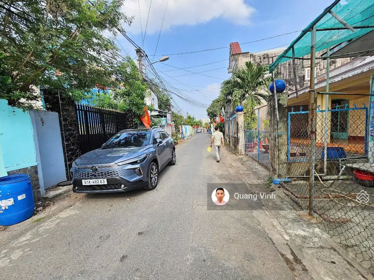 Nhà gần trung tâm hành chính Dĩ An, 1 trệt 1 lầu 3PN, hẻm ô tô, 2058 Dĩ An, Bình Dương