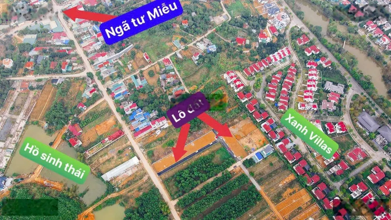 Chính chủ cần bán lô siêu phẩm thôn Miễu ngay gần cổng chính đại học Quốc Gia