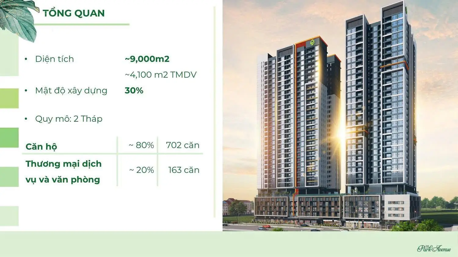 Nhận Ký gửi mua bán chuyển nhượng dự án The Park Avenue, tư vấn thông tin dự án LH PKD Novaland