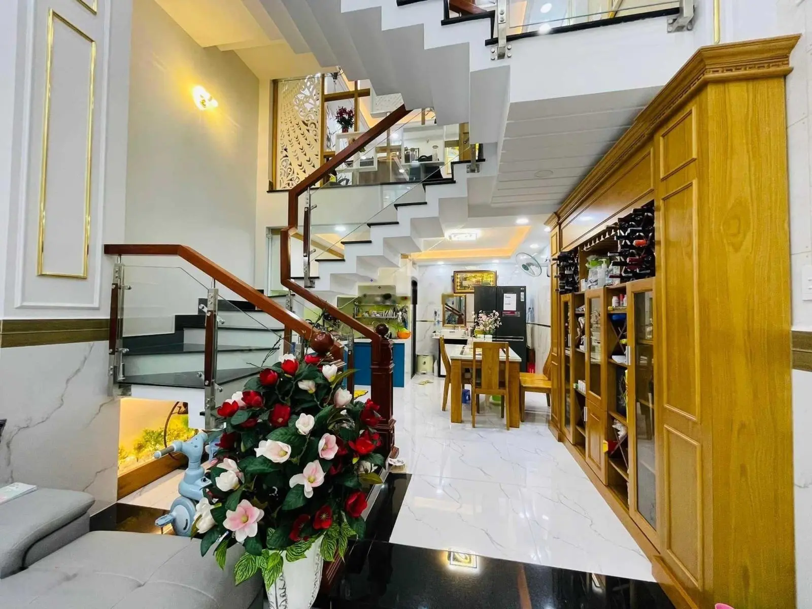 BÁN NHÀ RIÊNG GẦN PHAN HUY ÍCH, TÂN BÌNH, 2 MẶT HẺM XE HƠI, 4.2x21M, 4 TẦNG, NHỈNH 7 TỶ