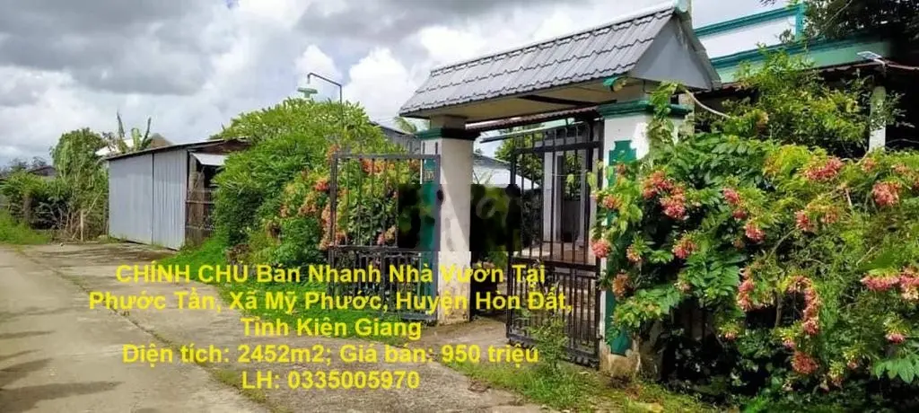 Nhà Vườn Tại Phước Tần, Xã Mỹ Phước, Huyện Hòn Đất, Tỉnh Kiên Giang