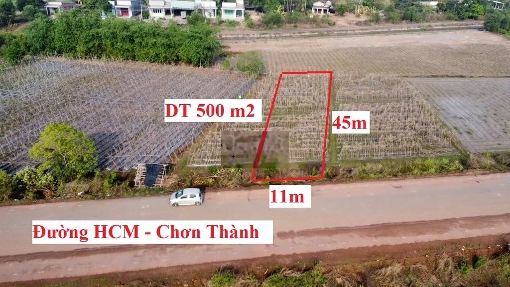 Mặt tiền đường Hồ Chí Minh- Chơn Thành, huyện Đức Hòa....giá rẻ