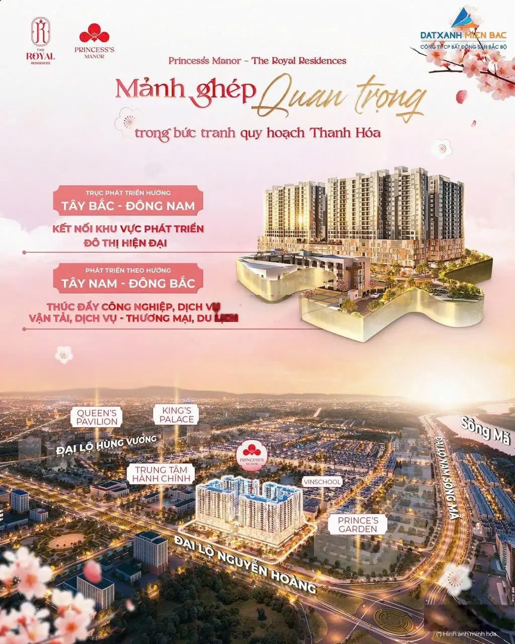 Căn góc 2 phòng ngủ, view Sông Mã chung cư cao cấp Vinhomes Thanh Hoá 0919 959 ***