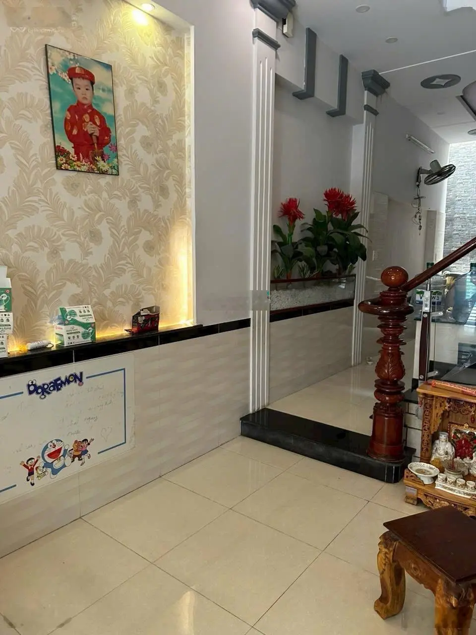 Bán Nhà trệt lầu hẻm ô tô - p. Linh đông Thiết kế 3 phòng ngủ. Sân rộng thoáng Diện tích 69m2 đất