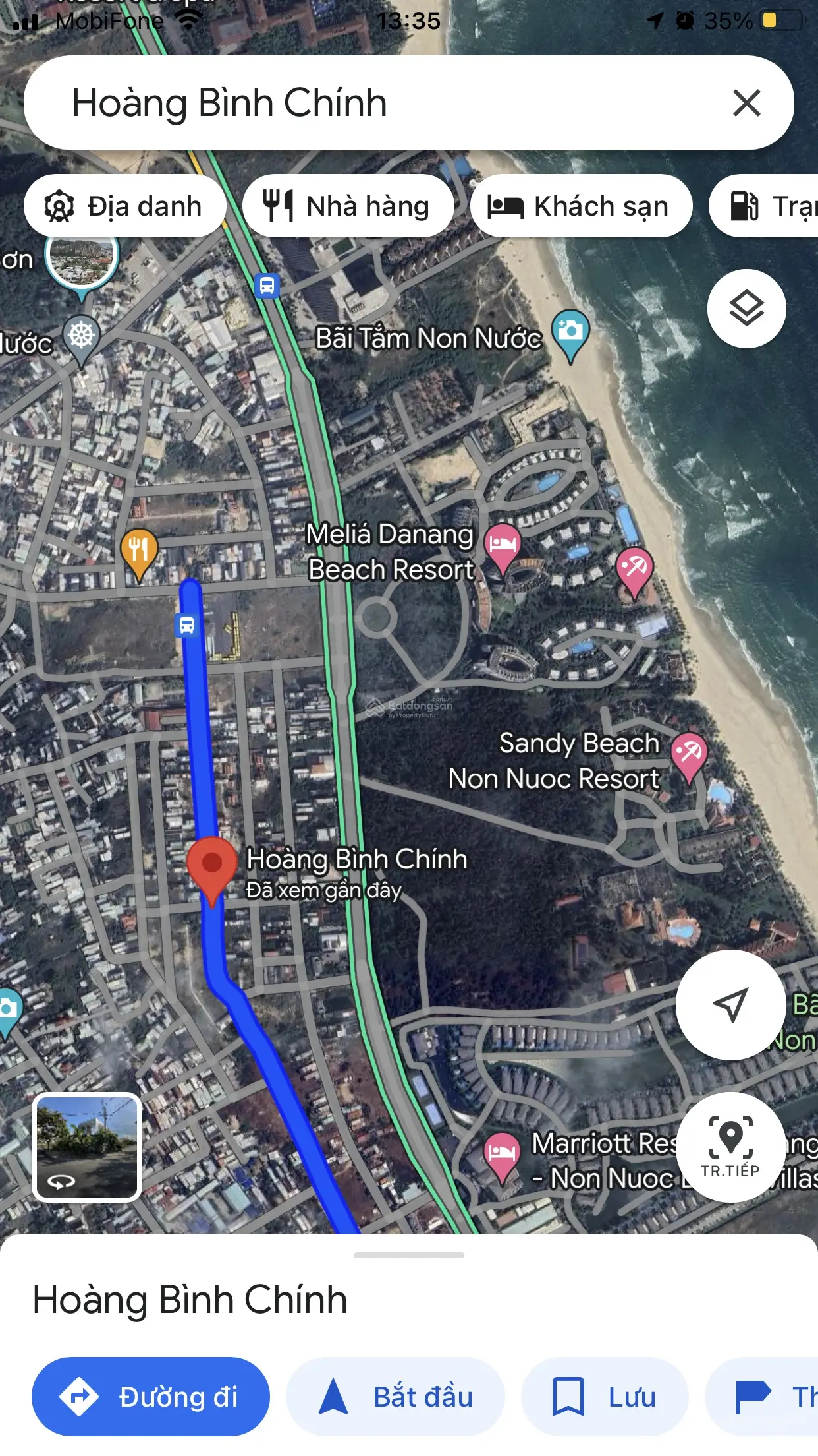 Sập hầm cần bán nhanh nhà 166m2 ngang 9m nở hậu 10m, sát biển Tân Trà, cạnh khu du lịch nổi tiếng