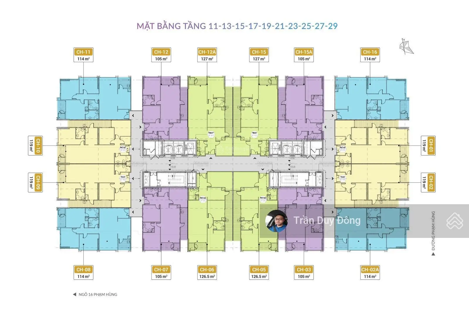 18 Phạm Hùng - Mỹ Đình CC 3PN 105m2 & 3PN + 1 127m2 từ 8x tr/m2 nhận nhà Q4 2024