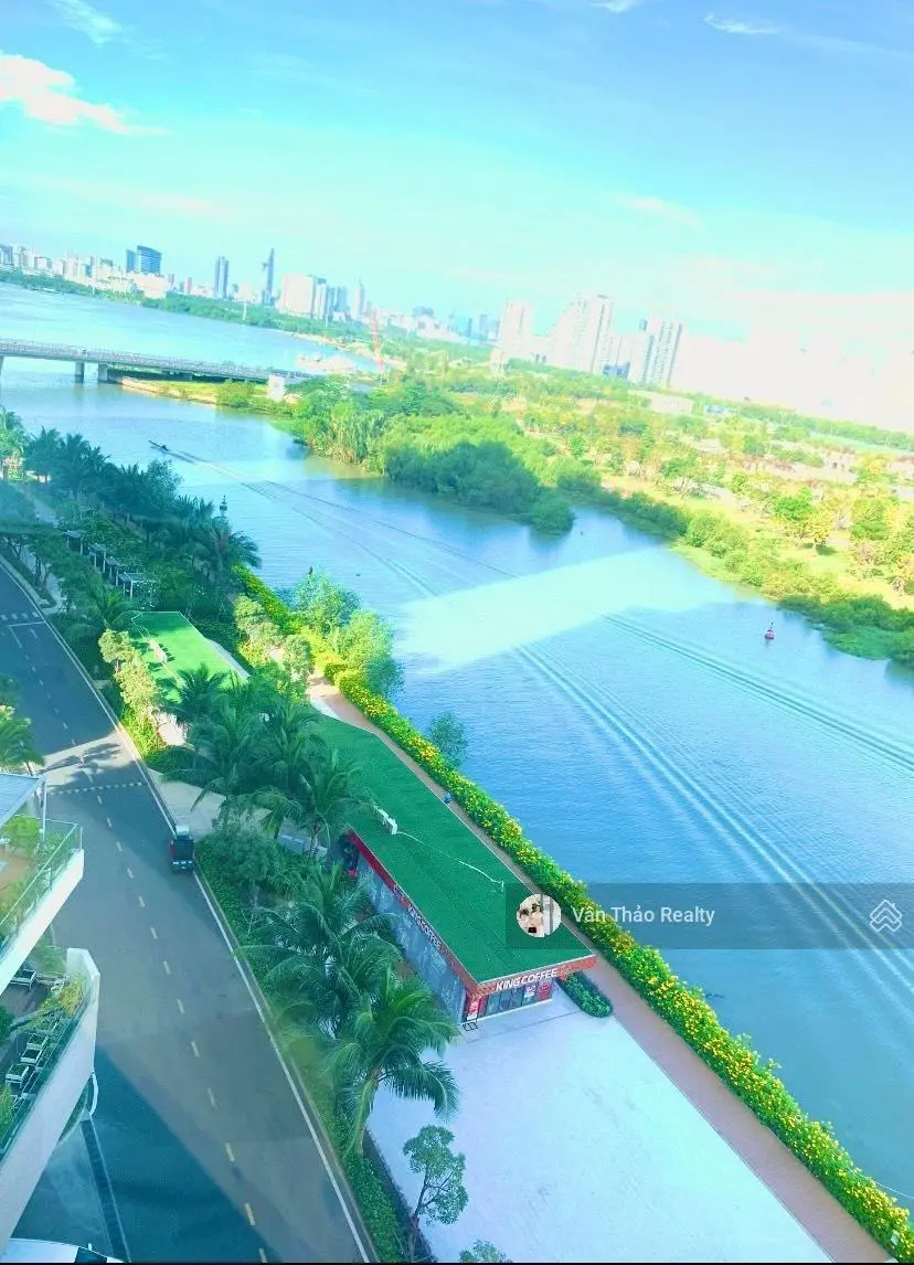 (Full 2 mặt kính - diện tích lớn 137m2) căn hộ 3PN view sông - thành phố siêu đẹp Đảo Kim Cương Q2