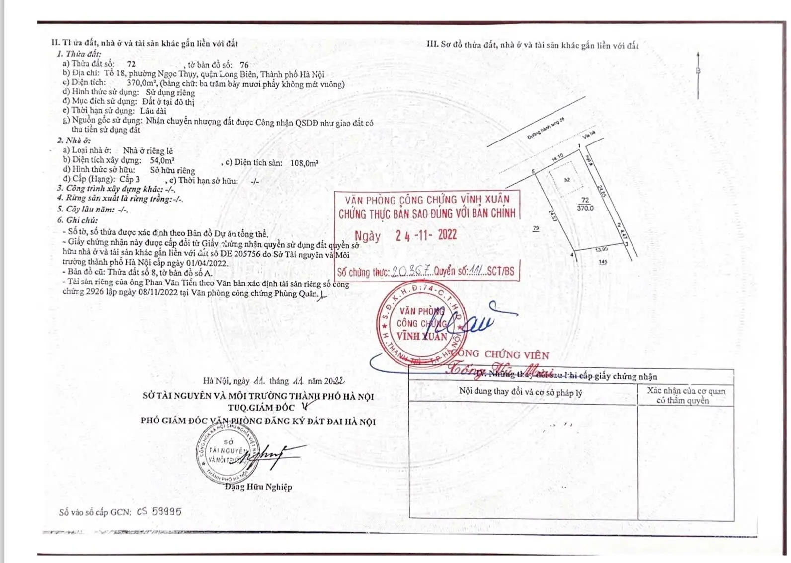 Bán mảnh đất đẹp ở Tổ 18 , phường ngọc thụy , quận Long Biên , Thành phố Hà Nội. Diện tích: 370 m2