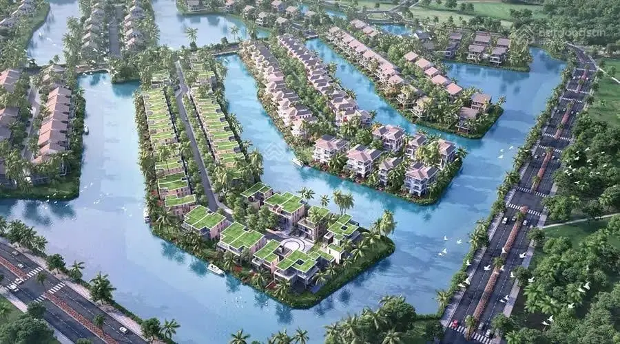 Bán Biệt thự song lập Đảo Ngọc Ecopark 300m2, 3 tầng. Hoàn thiện đẹp, Full nội thất xịn sò. View hồ