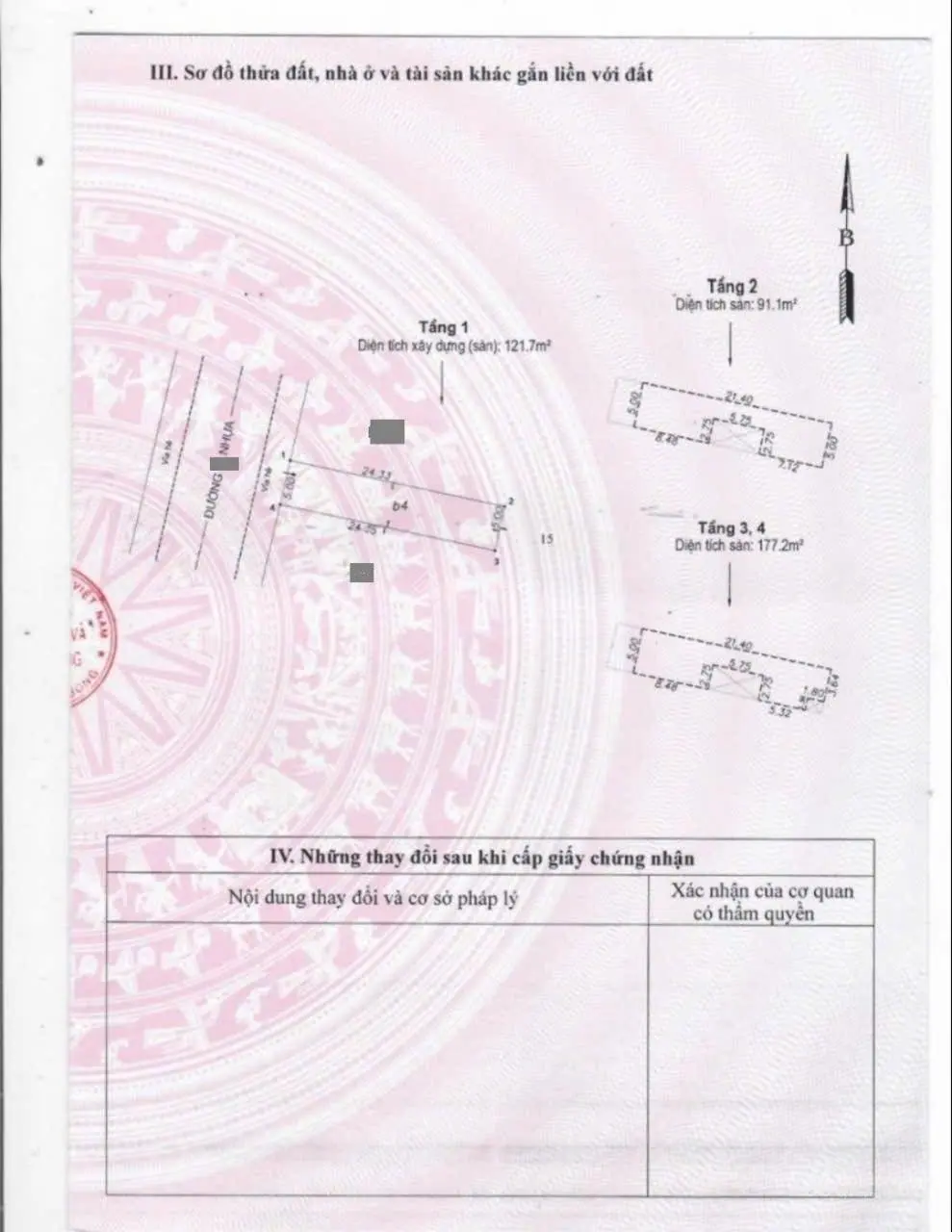Nhà 1 trệt 3 lầu mặt tiền trung tâm hành chính, P. Dĩ An, Tp. Dĩ An