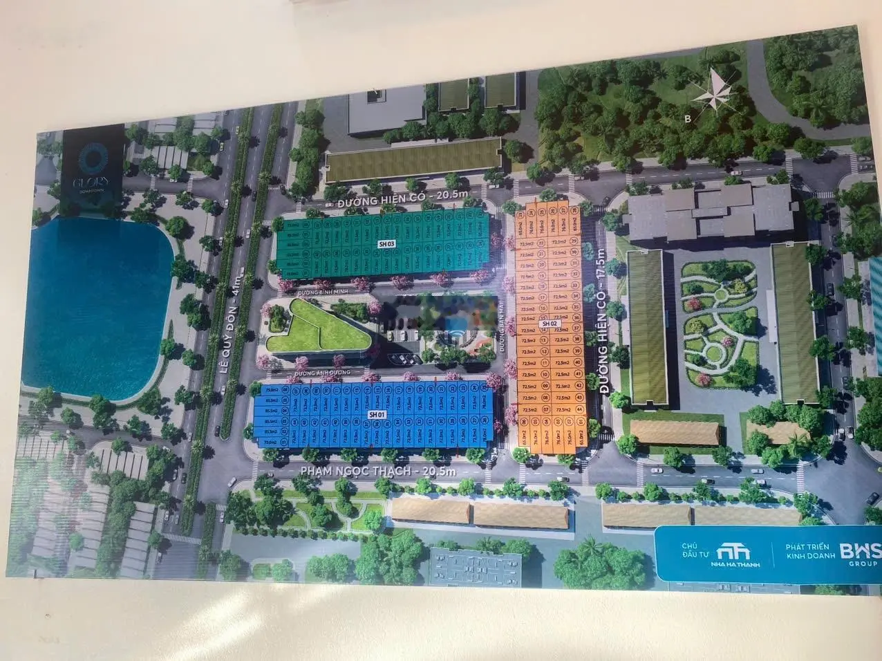 Bán shophouse nhà phố thương mại Glory Dowtown đường Lê Quý Đôn, TP Thái Bình, Thái Bình