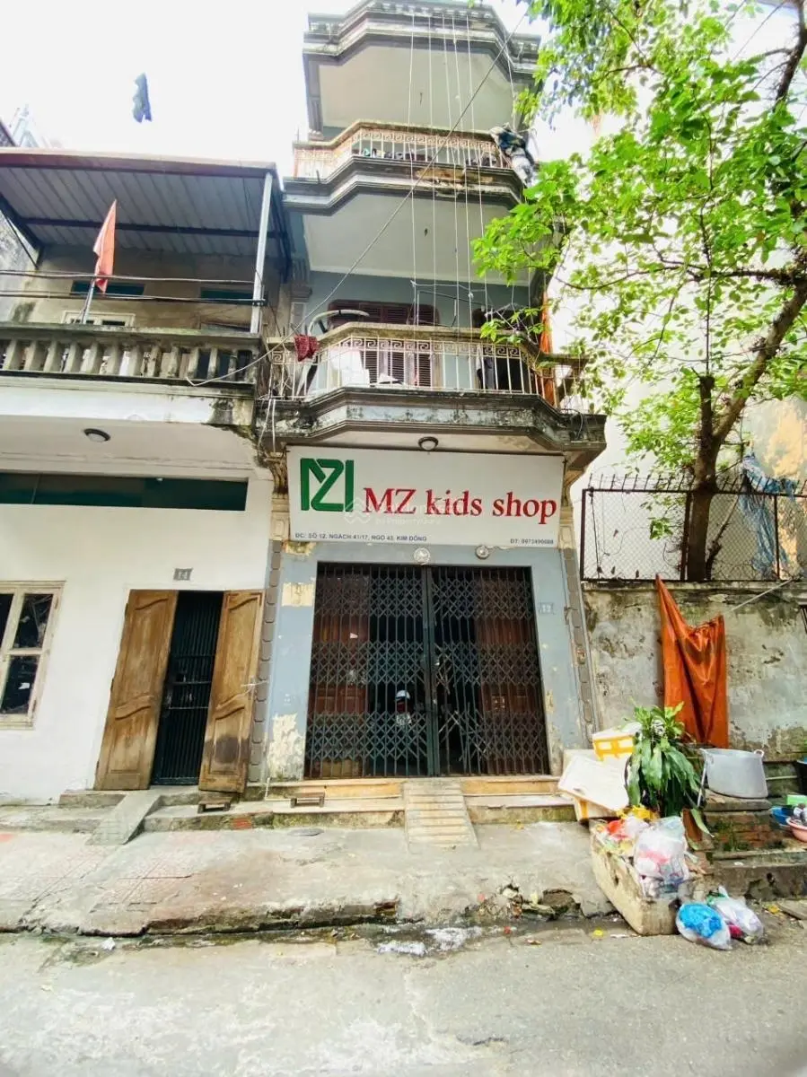 Bán nhà phố kim đồng . Ô tô chạy vòng quanh nhà , diện tích 45m2 mặt tiền 4m