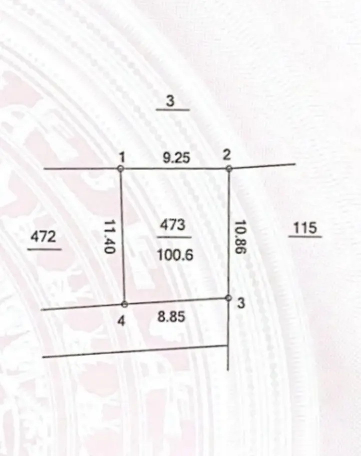 Chính chủ cần tiền gấp bán thấp hơn giá thị trường lô đất 100,6 m2 nở hậu 3 tỷ trục chính Phú Mãn