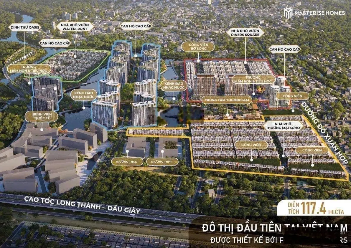 Bán nền trục chính đường 20m đối diện The Golbal City đi vào 300m, giá tốt nhất dự án