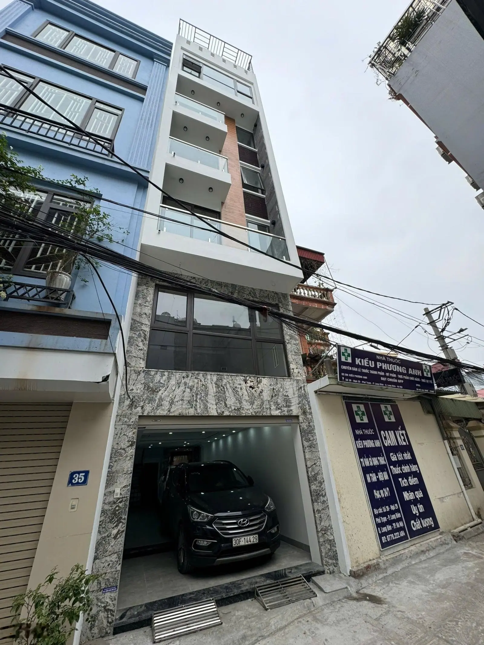 Bán nhà mặt phố Trạm 60m2 MT 4m. Phố kinh doanh. 7 tầng thang máy 450kg 4 ngủ mặt phố kinh doanh