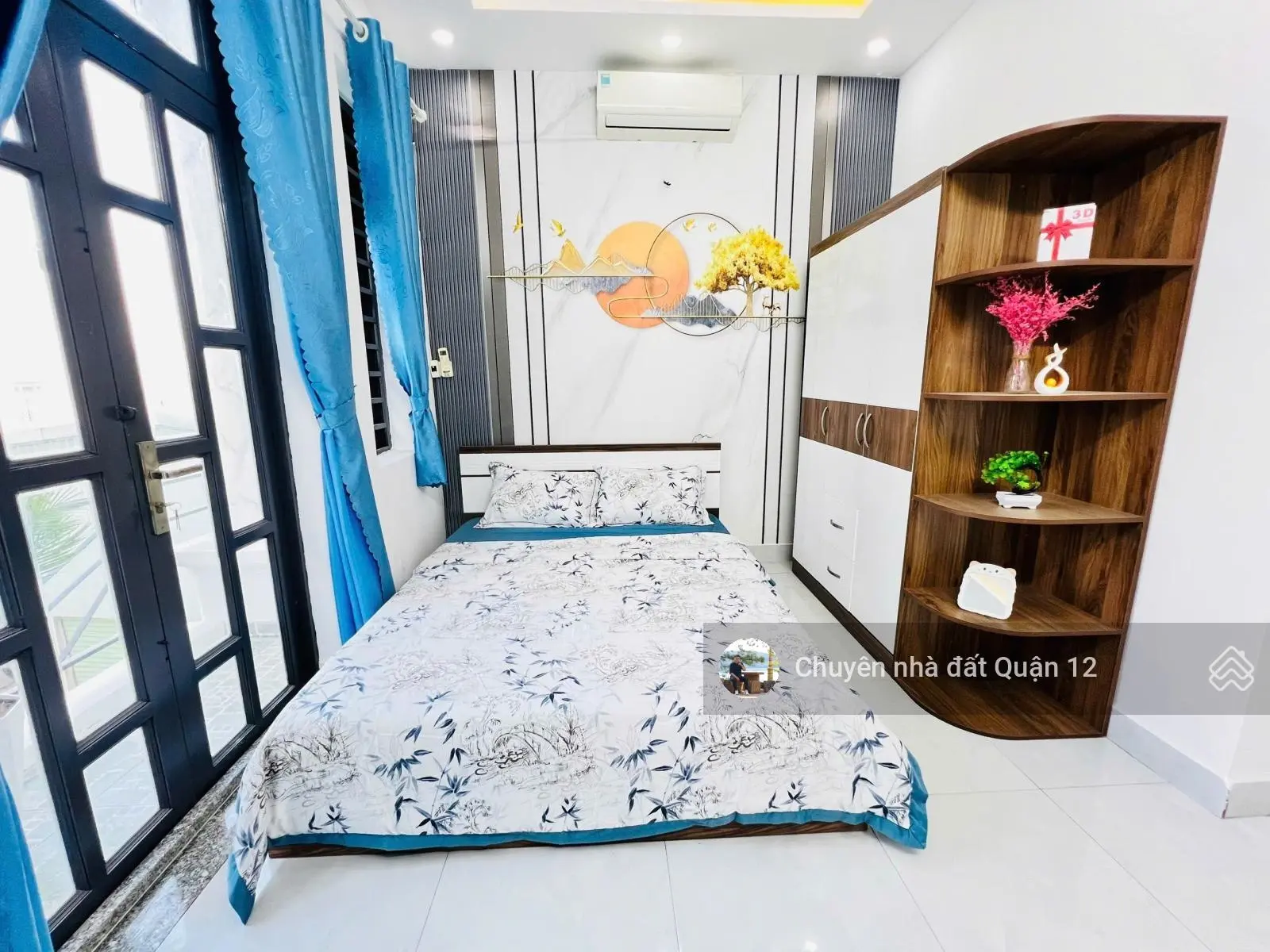 Nhà phố 66m2 đúc 1 lửng 2 lầu full nội thất hẻm 7m khu nhà lầu đường Hiệp Thành 13