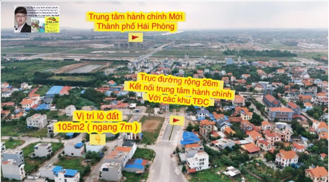 105m2 BĐS Đô Thị Bắc Sông Cấm Thuỷ Nguyên, hội tủ đủ những yếu tố làm nên một BĐS đẹp, giá tốt ạ