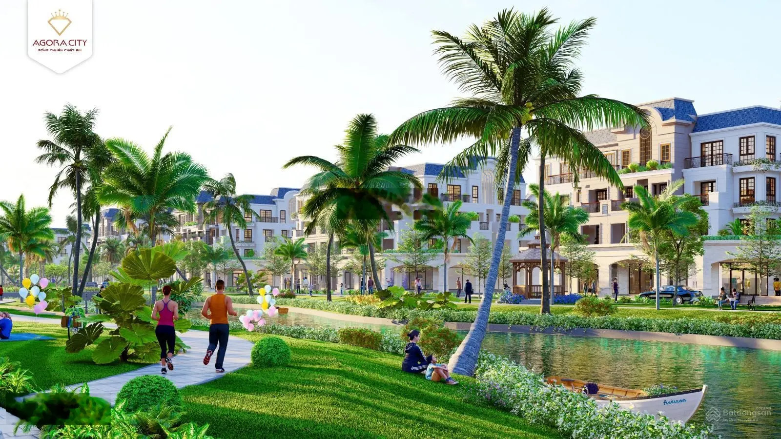 Biệt thự đơn lập Agora City phiên bản giới hạn chỉ 1 căn duy nhất mở bán đợt 1 ngay TT Thủ Thừa