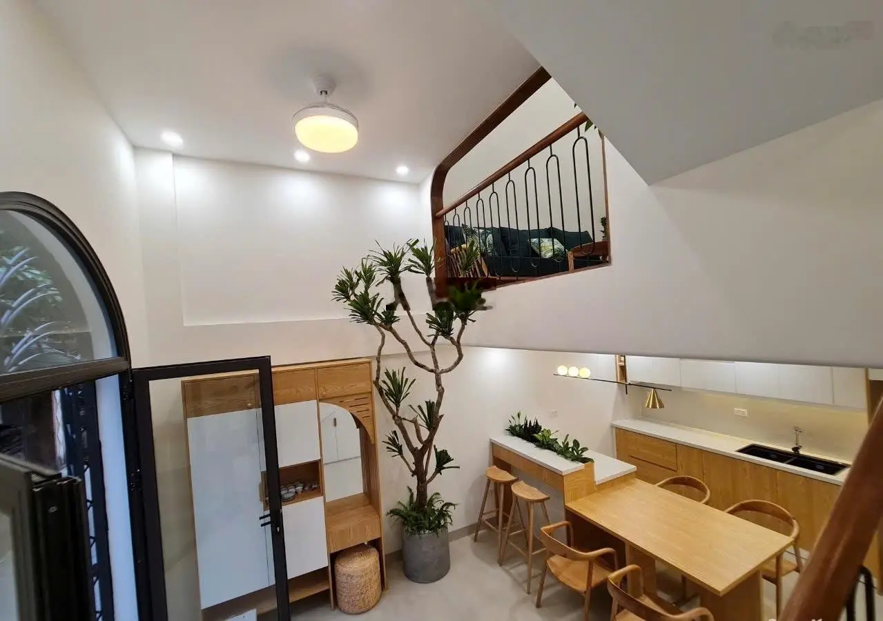 Nhà đẹp Kim Quan s 32m2 MT 5,5 m 6 tầng dân xây về ở luôn nhỉnh 4 tỷ ĐB full nội thất