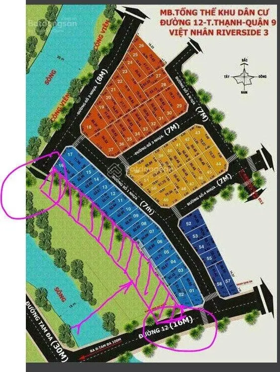 Bán 1.275m2 (có 993m2 thổ) 29,7 tỷ 2MT đẹp ở Trường Thạnh, Quận 9 (giá 1/2 giá thị trường hiện tại)