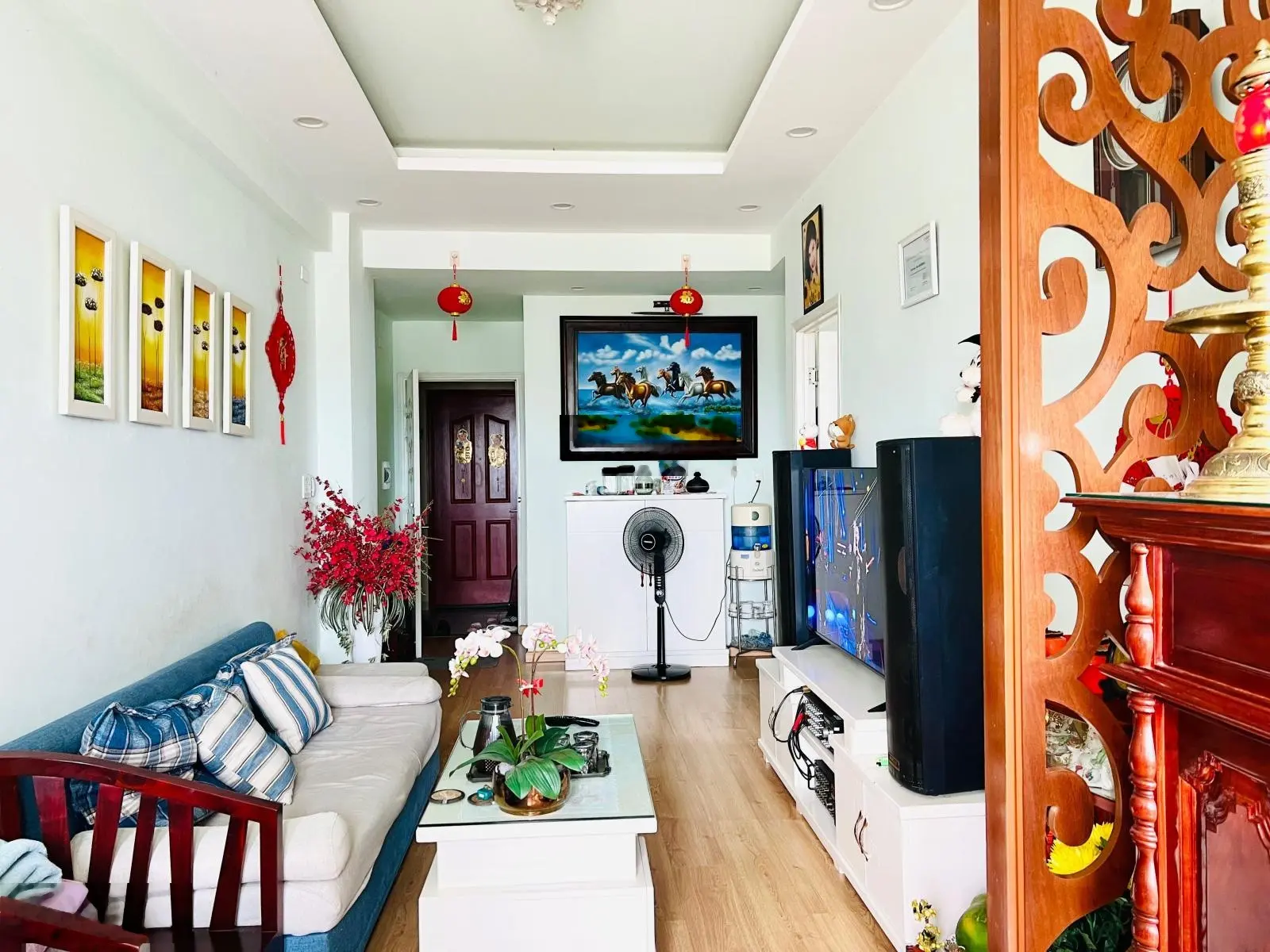 Bán căn góc 60m2 2PN chung cư Phú Tài trung tâm Phan Thiết, sổ sẵn, nội thất đẹp, LH 0944 557 ***