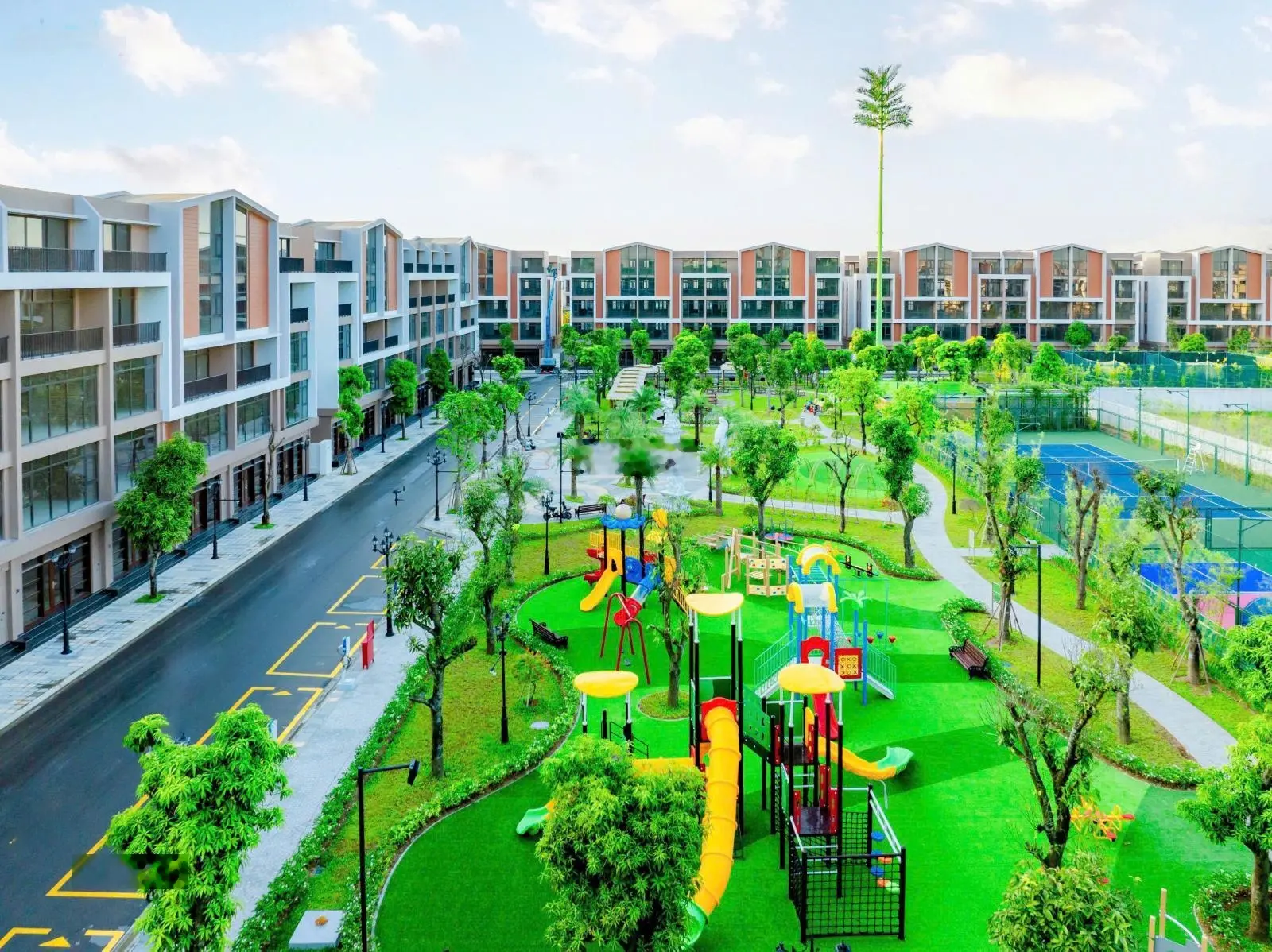 Biệt Thự Ánh Dương 70 m2 , View Trực Diện Công Viên , Cạnh Biển Hồ ,Trường Học, Sổ Lâu Dài