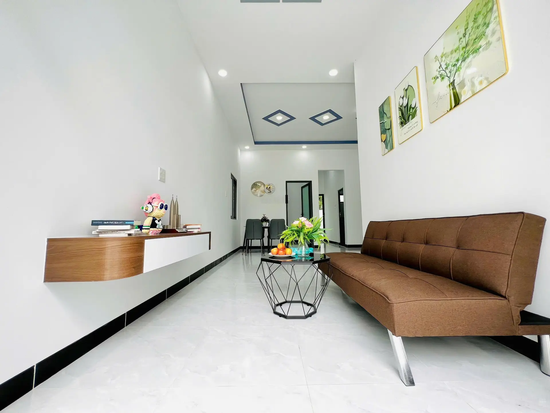 Bán nhà Trung tâm thị trấn diên khánh, nhà 2 phòng ngủ, nhà mới đẹp giá bán 1,950 tỷ